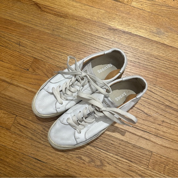 White Soludos Platform Ibiza Sneakers Size 6.5 - Picture 4 of 7